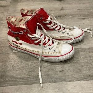COPY - Andy Warhol Converse Chuck Taylor All Star Campbell's Tomato Soup Men 9 …